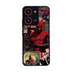 BG AKSESUAR Reeder S19 Max Pro S 108 MP ile Uyumlu Mat Siyah Kılıf, SpiderMan Baskılı, Yumuşak Silikon, Şok Emici