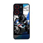 BG AKSESUAR Reeder S19 Max Pro S 108 MP ile Uyumlu Motor Temalı Mat Siyah Silikon Kılıf, Şok Emici Koruyucu Kapak