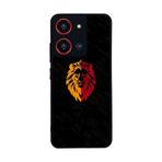 BG AKSESUAR Reeder S19 Max Pro S 108MP ile Uyumlu Aslan Tasarımlı Glossy Premium Kılıf, Sarı-Kırmızı, Siyah
