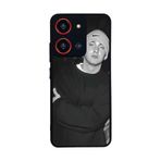 BG AKSESUAR Reeder S19 Max Pro S 108MP ile Uyumlu Eminem Tasarımlı Glossy Premium Kılıf, Siyah