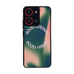 BG AKSESUAR Reeder S19 Max Pro S 108MP ile Uyumlu Energy Tasarımlı Glossy Premium Kılıf, Yeşil-Pembe Gradient