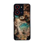 BG AKSESUAR Reeder S19 Max Pro S 108MP ile Uyumlu Harita Tasarımlı Glossy Premium Kılıf