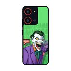 BG AKSESUAR Reeder S19 Max Pro S 108MP ile Uyumlu Joker Tasarımlı Glossy Premium Kılıf, Yeşil-Mor