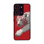BG AKSESUAR Reeder S19 Max Pro S 108MP ile Uyumlu Kırmızı Kaplan Tasarımlı Glossy Premium Kılıf