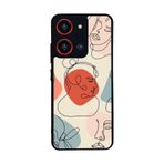BG AKSESUAR Reeder S19 Max Pro S 108MP ile Uyumlu Line Art Tasarımlı Glossy Premium Kılıf