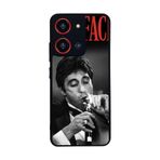 BG AKSESUAR Reeder S19 Max Pro S 108MP ile Uyumlu Scarface Tasarımlı Glossy Premium Kılıf, Siyah