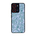 BG AKSESUAR Reeder S19 Max Pro S 108MP ile Uyumlu Scooby Doo Tasarımlı Glossy Premium Kılıf, Yeşil-Mavi