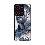 BG AKSESUAR Reeder S19 Max Pro S 108MP ile Uyumlu Thor Tasarımlı Glossy Premium Kılıf, Siyah