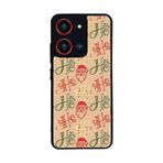 BG AKSESUAR Reeder S19 Max Pro S 108MP ile Uyumlu Yılbaşı Christmas Tasarımlı Glossy Premium Kılıf, Bej