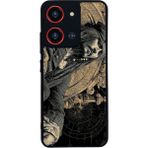 BG AKSESUAR Reeder S19 Max Pro S 108MP Uyumlu Korsan Tasarımlı Glossy Premium Kılıf - Siyah - Korsan-1082
