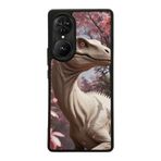 BG AKSESUAR Reeder S19 Max Pro S EDGE ile Uyumlu Dinozor Tasarımlı Glossy Premium Kılıf, Siyah