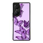 BG AKSESUAR Reeder S19 Max Pro S EDGE ile Uyumlu Kelebek Tasarımlı Glossy Premium Kılıf, Lila
