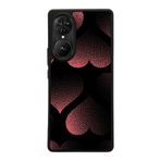 BG AKSESUAR Reeder S19 Max Pro S EDGE ile Uyumlu Kılıf, Yumuşak Silikon, Kalp Desenli, Siyah