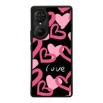 BG AKSESUAR Reeder S19 Max Pro S EDGE ile Uyumlu Kılıf, Yumuşak Silikon, Kalp-Love Tasarım, Siyah