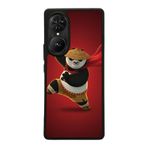 BG AKSESUAR Reeder S19 Max Pro S EDGE ile Uyumlu Kung Fu Panda Tasarımlı Glossy Premium Kılıf, Kırmızı
