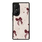 BG AKSESUAR Reeder S19 Max Pro S EDGE ile Uyumlu Kurdele Tasarımlı Glossy Premium Kılıf, Krem