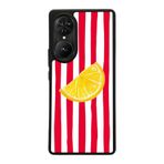BG AKSESUAR Reeder S19 Max Pro S EDGE ile Uyumlu Limon Tasarımlı Glossy Premium Kılıf
