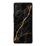 BG AKSESUAR Reeder S19 Max Pro S EDGE ile Uyumlu Mermer Marble Tasarımlı Glossy Premium Kılıf, Siyah