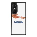 BG AKSESUAR Reeder S19 Max Pro S EDGE ile Uyumlu Nokia Tasarımlı Glossy Premium Kılıf, Siyah