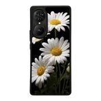 BG AKSESUAR Reeder S19 Max Pro S EDGE ile Uyumlu Papatya Tasarımlı Glossy Premium Kılıf, Siyah