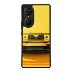 BG AKSESUAR Reeder S19 Max Pro S EDGE ile Uyumlu Porsche Baskılı Siyah Kılıf, Yumuşak Silikon, Koruyucu, Şok Emici Kapak
