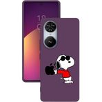 BG AKSESUAR Reeder S19 Max Pro S Edge ile Uyumlu Silikon Kılıf, Kamera Korumalı, Mor