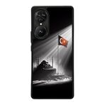 BG AKSESUAR Reeder S19 Max Pro S EDGE ile Uyumlu Siyah Kılıf, Yumuşak Silikon, Koruyucu, Şok Emici Kapak, Türk Bayrağı Tasarım