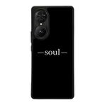 BG AKSESUAR Reeder S19 Max Pro S EDGE ile Uyumlu SOUL Tasarımlı Glossy Premium Kılıf, Siyah