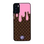 BG AKSESUAR Reeder S19 Max Pro S ile Uyumlu Kılıf, LouisVuitton Desenli, Siyah, Yumuşak Silikon, Koruyucu