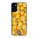 BG AKSESUAR Reeder S19 Max Pro S ile Uyumlu Limon Tasarımlı Glossy Premium Kılıf, Sarı