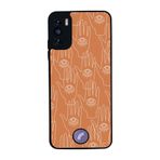 BG AKSESUAR Reeder S19 Max Pro S ile Uyumlu Line Art Tasarımlı Glossy Premium Kılıf, Turuncu