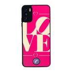 BG AKSESUAR Reeder S19 Max Pro S ile Uyumlu Love Tasarımlı Glossy Premium Kılıf, Pembe