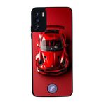 BG AKSESUAR Reeder S19 Max Pro S ile Uyumlu Porsche Baskılı Siyah Kılıf, Yumuşak Silikon, Koruyucu, Şok Emici Kapak