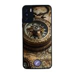 BG AKSESUAR Reeder S19 Max Pro S ile Uyumlu Pusula Tasarımlı Glossy Premium Kılıf, Siyah