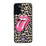 BG AKSESUAR Reeder S19 Max Pro S ile Uyumlu Siyah Kılıf, Pastel Leopar Desenli, Yumuşak Silikon, Şok Emici