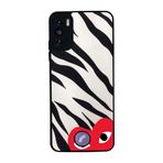 BG AKSESUAR Reeder S19 Max Pro S ile Uyumlu Siyah Kılıf, Zebra Desen, Yumuşak Silikon, Koruyucu, Şok Emici Kapak
