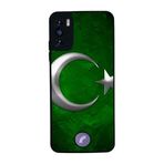 BG AKSESUAR Reeder S19 Max Pro S ile Uyumlu Türk Bayrağı Baskılı Siyah Kılıf, Yumuşak Silikon, Koruyucu, Şok Emici