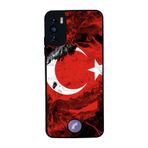 BG AKSESUAR Reeder S19 Max Pro S ile Uyumlu Türk Bayrağı Tasarımlı Glossy Premium Kılıf, Kırmızı