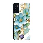 BG AKSESUAR Reeder S19 Max Pro S ile Uyumlu Yaldızlı Çiçek Tasarımlı Glossy Premium Kılıf