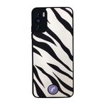 BG AKSESUAR Reeder S19 Max Pro S ile Uyumlu Zebra Desenli Siyah Kılıf, Yumuşak Silikon, Koruyucu, Şok Emici Kapak