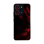 BG AKSESUAR Reeder S19 Max Pro S ZOOM ile Uyumlu Aslan Tasarımlı Glossy Premium Kılıf, Kırmızı-Siyah