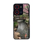 BG AKSESUAR Reeder S19 Max Pro S ZOOM ile Uyumlu Baskılı, Mat Siyah, Yumuşak Silikon, Koruyucu, Şok Emici Kapak, Doğa Manzara Tasarımı