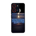 BG AKSESUAR Reeder S19 Max Pro S ZOOM ile Uyumlu Baskılı, Mat Siyah, Yumuşak Silikon, Koruyucu, Şok Emici Kapak, Doğa Manzara Temalı