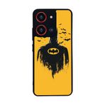 BG AKSESUAR Reeder S19 Max Pro S ZOOM ile Uyumlu Batman Baskılı Mat Siyah Silikon Kılıf, Şok Emici Koruyucu Kapak