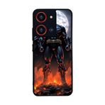 BG AKSESUAR Reeder S19 Max Pro S ZOOM ile Uyumlu Batman Karakterli, Mat Siyah, Yumuşak Silikon, Şok Emici Koruyucu Kılıf