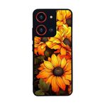 BG AKSESUAR Reeder S19 Max Pro S ZOOM ile Uyumlu Çiçek Desenli Mat Siyah Silikon Kılıf, Şok Emici Koruyucu Kapak