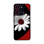 BG AKSESUAR Reeder S19 Max Pro S ZOOM ile Uyumlu Çiçek Tasarımlı Glossy Premium Kılıf, Siyah-Kırmızı