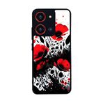 BG AKSESUAR Reeder S19 Max Pro S ZOOM ile Uyumlu Floral Tasarımlı Glossy Premium Kılıf