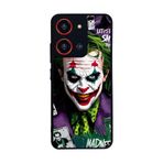 BG AKSESUAR Reeder S19 Max Pro S ZOOM ile Uyumlu Joker Batman Filmi Temalı Mat Siyah Silikon Kılıf, Şok Emici Koruyucu Kapak