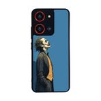 BG AKSESUAR Reeder S19 Max Pro S ZOOM ile Uyumlu Joker Tasarımlı Glossy Premium Kılıf, Mavi-Siyah